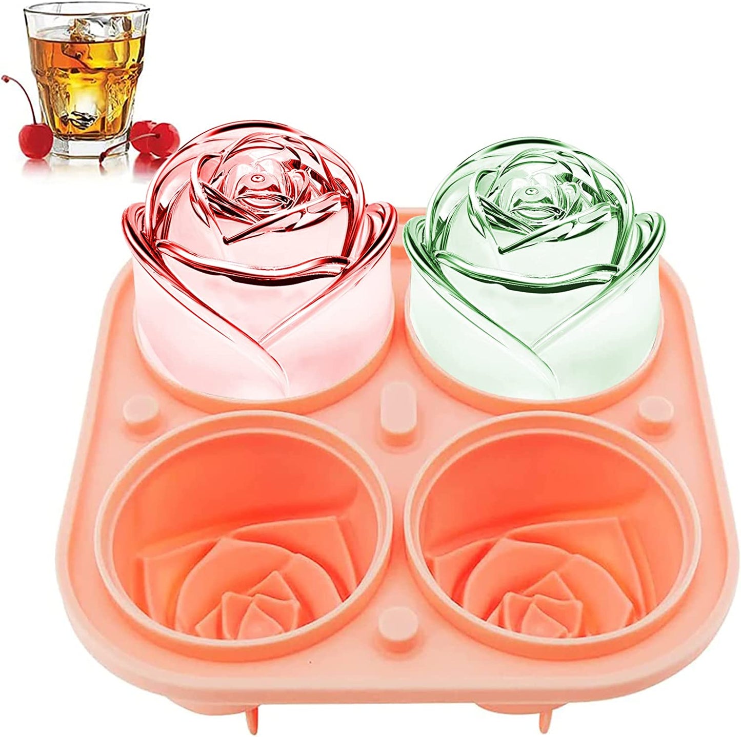 Ice Box Small Ice Hockey Refrigerator with Lid Artifact Summer Ice Tray Household Food Grade Ice Cube Mold Ice Storage