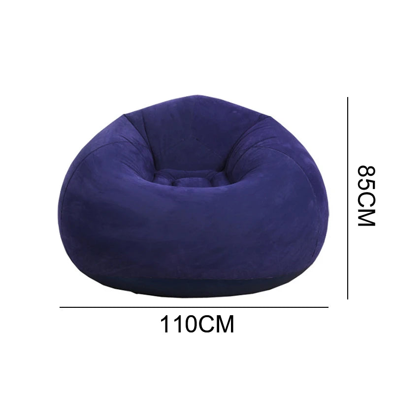 Lazy Inflatable Sofa Chairs Thickened PVC Lounger Seat Tatami Bean Bag Sofas for Living Room Leisure Sofa Furniture Chairs