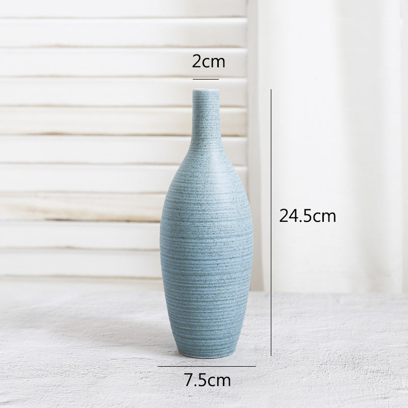 Creative Home Ceramic Crafts Ceramic Vase Desk Hydroponic Vase Decoration Home Decoration Vase