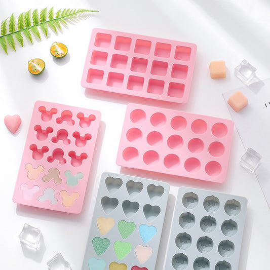 Silicone Ice Cube Mould Household Plastic Ice Mould