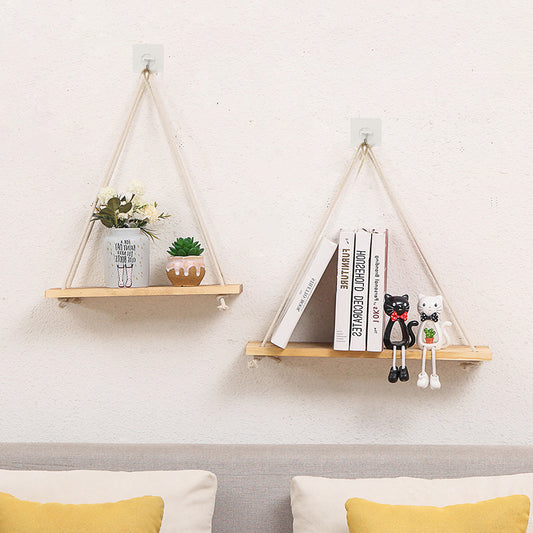 Creative Green Plant Display Rack Swing Wall-Mounted Shelf