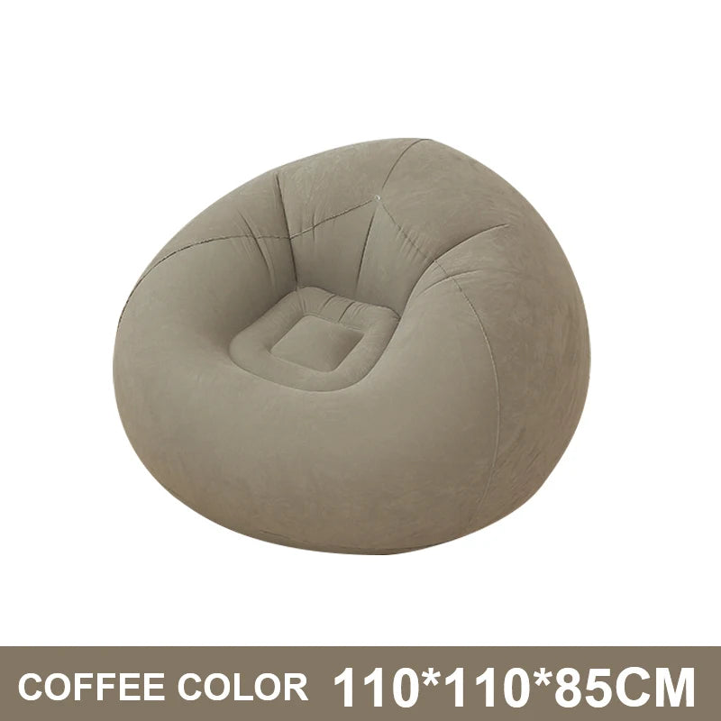 Lazy Inflatable Sofa Chairs Thickened PVC Lounger Seat Tatami Bean Bag Sofas for Living Room Leisure Sofa Furniture Chairs