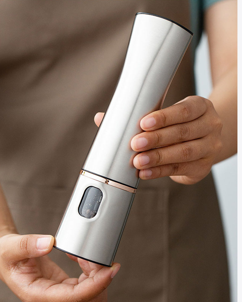 Electric Pepper Mill Stainless Steel Salt Grinder