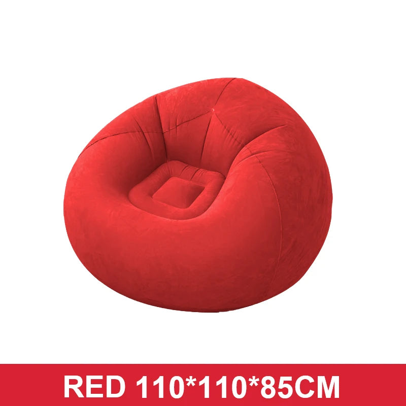 Lazy Inflatable Sofa Chairs Thickened PVC Lounger Seat Tatami Bean Bag Sofas for Living Room Leisure Sofa Furniture Chairs